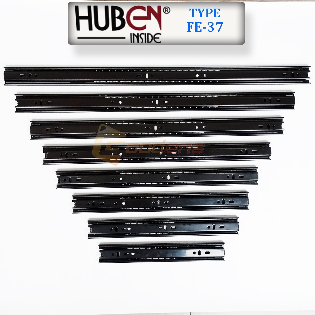 Huben FE-37 40cm Rel Laci Full Extension Double Track
