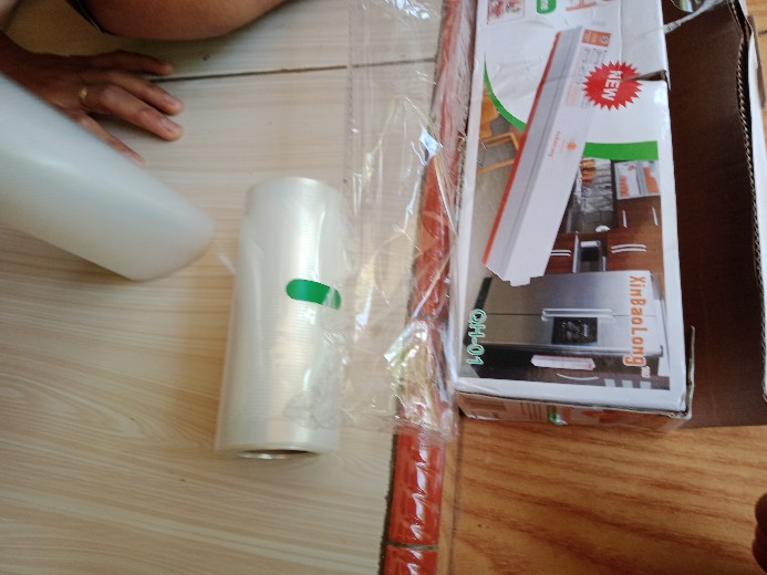 Plastik Vacuum Sealer Embos Plastic Bag Cut Off Size: 12x20 Cm 100 Lbr