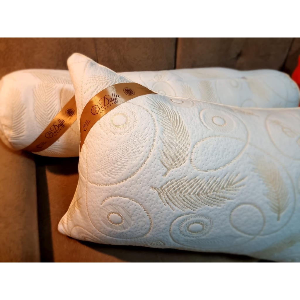 BANTAL GULING DAFFA JUMBO PUTIH WHITE SERIES EXCLUSIVE