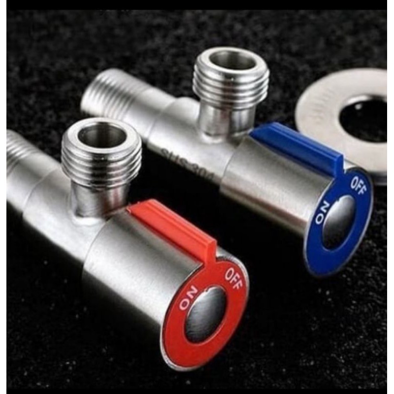 Stop kran 1/2 inch stainless 304 / stop keran stainless