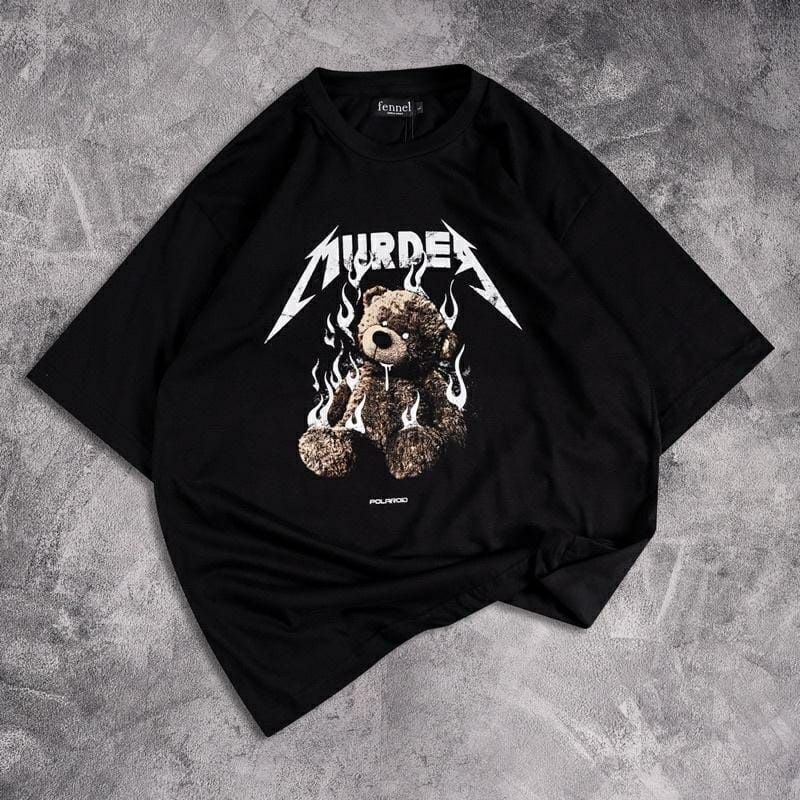 Arifirn Kaos Oversize Murder - Kaos Oversize Wanita dan Pria Murah