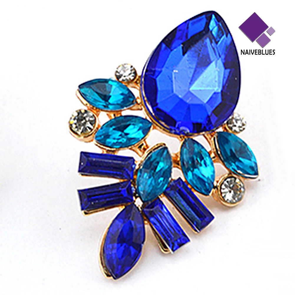 Anting Stud Bentuk Waterdrop Lapis Emas Untuk Wanita