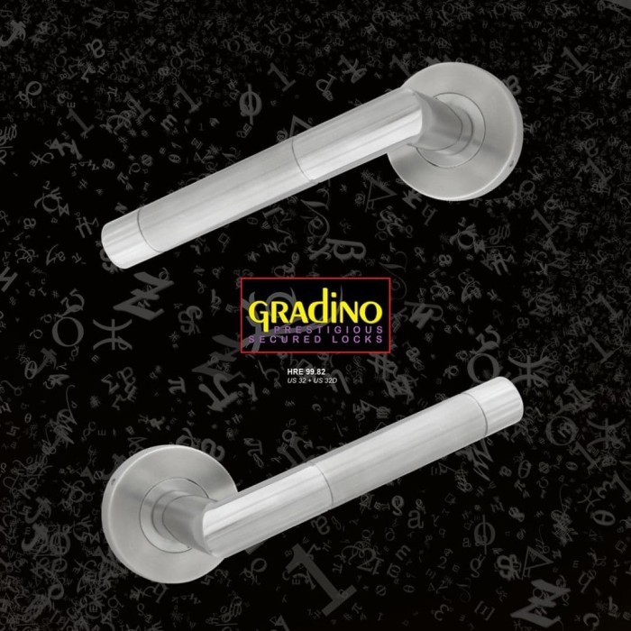GRADINO - GAGANG PINTU/HANDLE PINTU GRADINO HRE 99.82 STAINLESS STEEL SUS 304