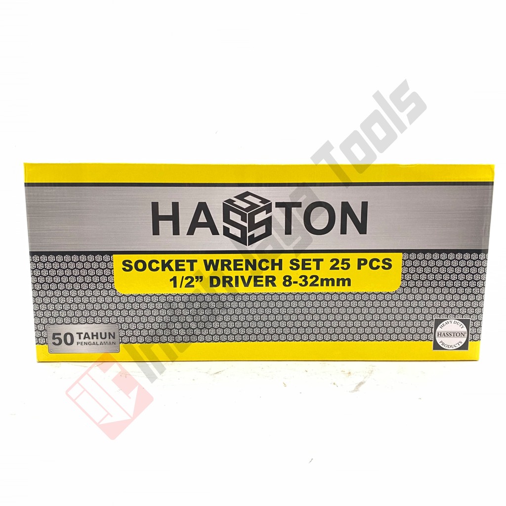 HASSTON Kunci Sok Set 25 Pcs 8 - 32 mm - Socket Set Soket