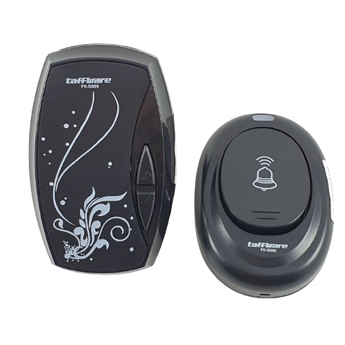 Bel Pintu Listrik Taffware Tanpa Kabel AC Wireless Door Bell 1 Remote FK-D009