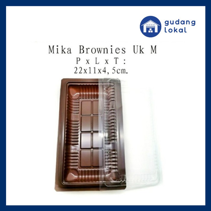 

Mika Brownies Panjang - 22 Cm Isi 10Pcs