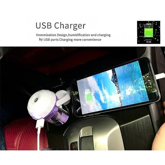 Pelembab Kabin Mobil Car Humidifier Car Aroma Terapi Diffuser Spray On