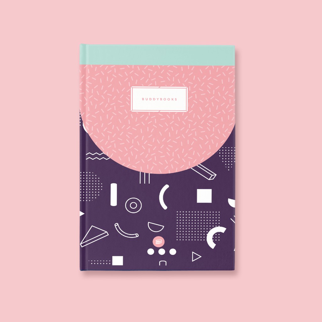 

Notebook Buku Tulis Catatan A5 A6 Hardcover by Buddybooks GEOMETRY 07 Custom Notebook / Planner / Journal