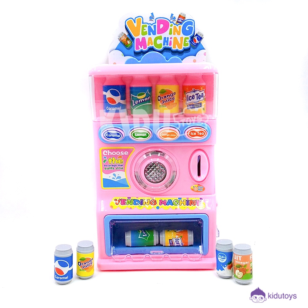 Mainan Anak Mesin Minum Otomatis / Vending Machine Kidu Toys