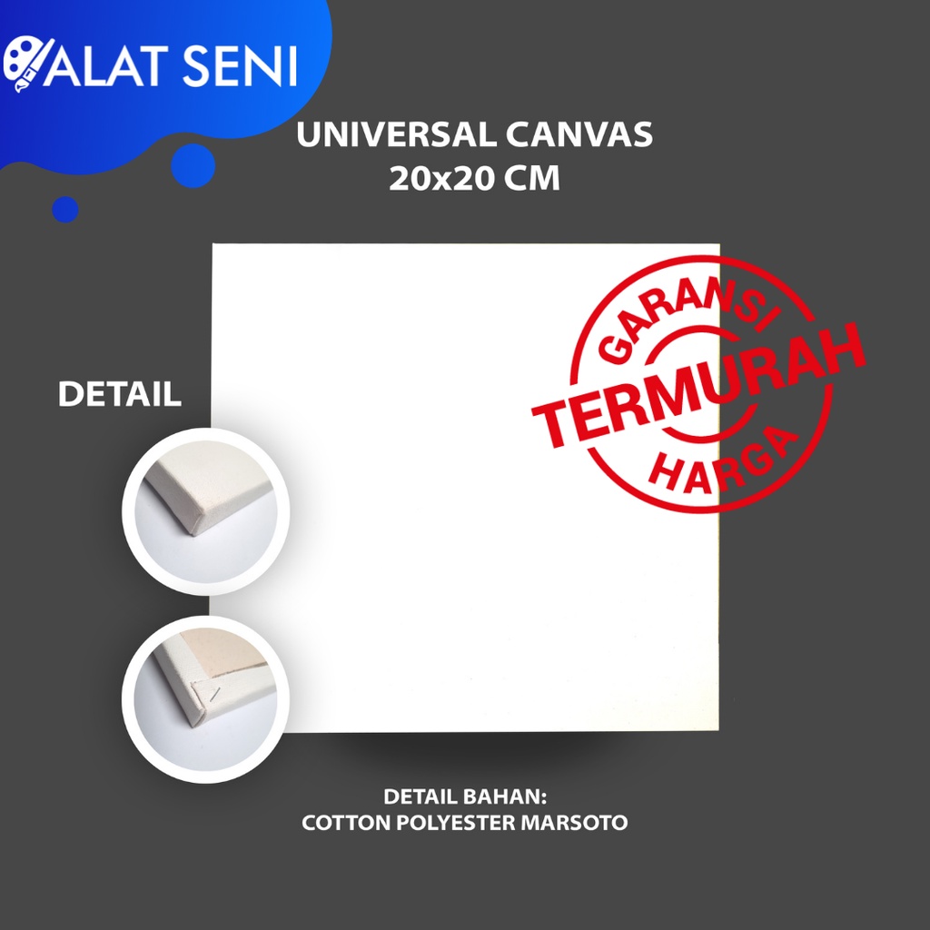 

CANVAS AKALPA 20X20 -Akalpa Kanvas Lukis ukuran 20 x 20CM . siap pakai - Kanvas Premium