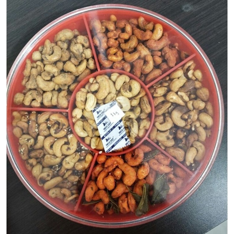 

Kacang Mede Super aneka rasa kemasan Tray