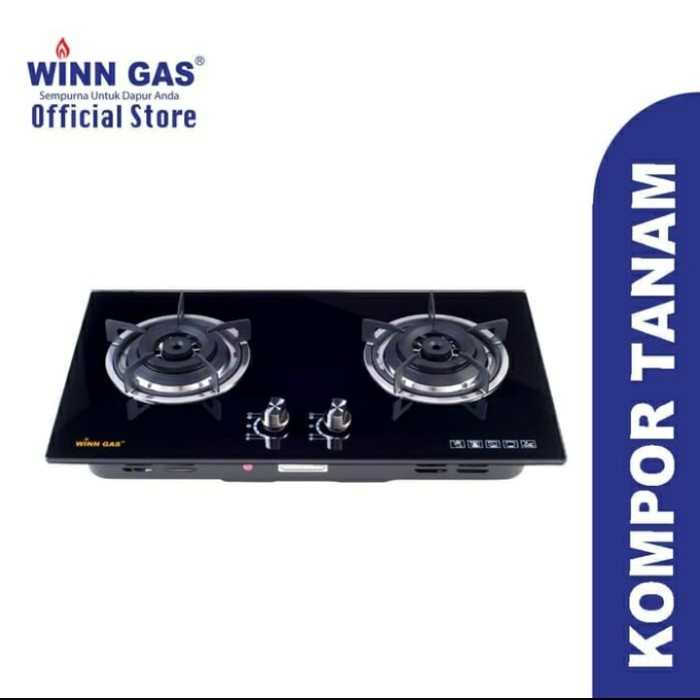 Kompor Gas Winn Gas W-777 2Tungku Komoor Gas Tanam W777 W 777