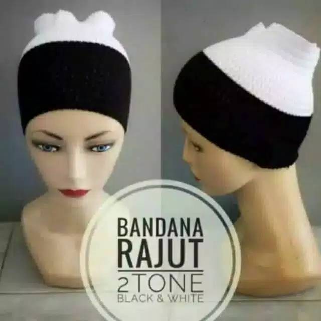 Bandana ciput rajut anpus