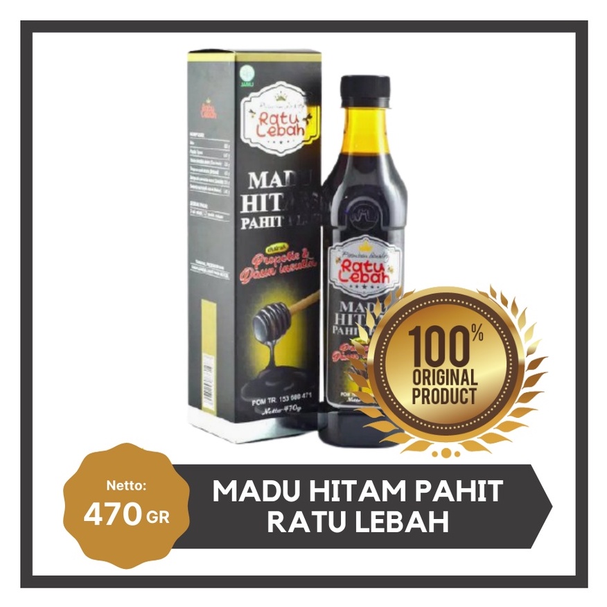 

MADU HITAM PAHIT PLUS PROPOLIS DAUN INSULIN RATU LEBAH