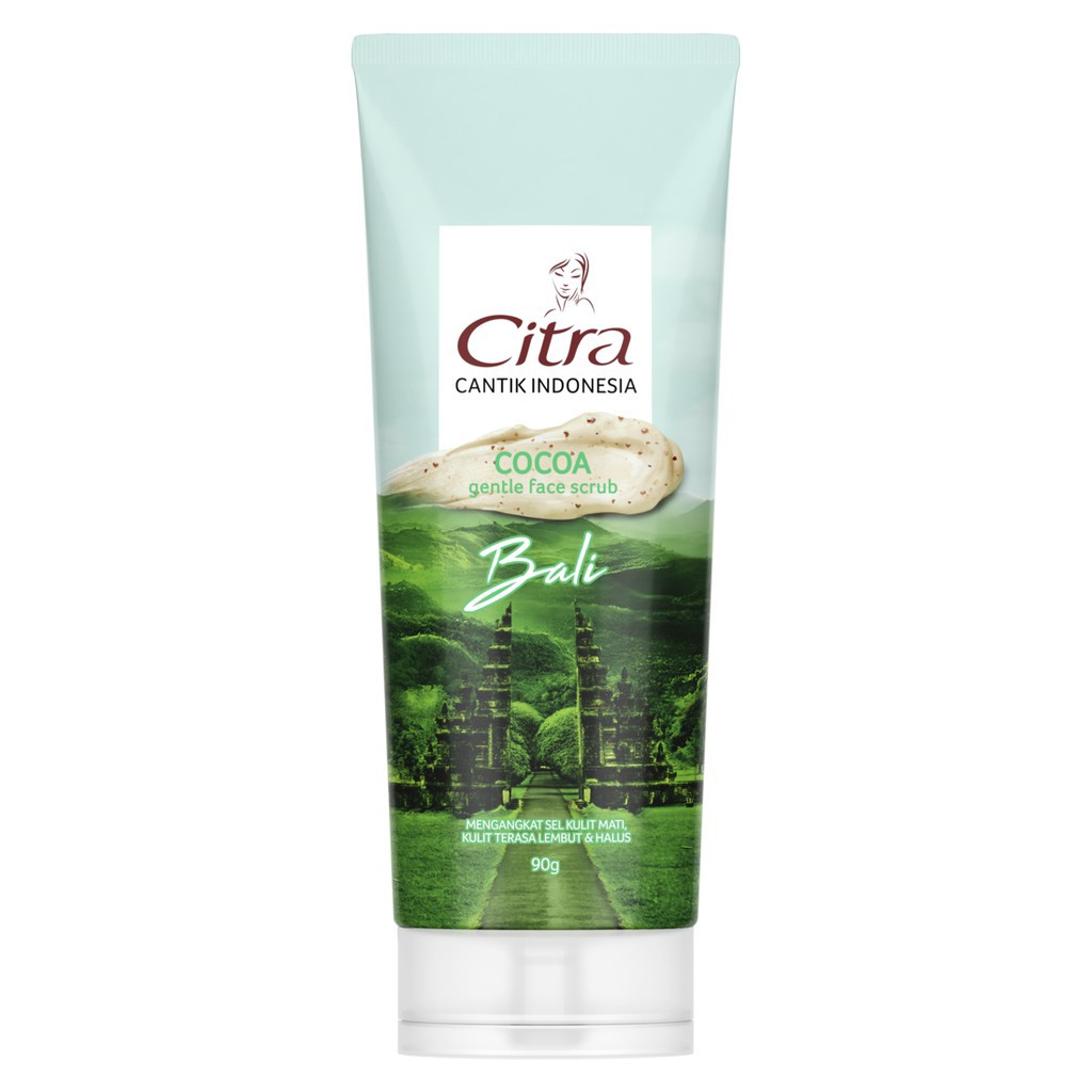 Citra Cocoa Gentle Face Scrub Sabun Pembersih Wajah