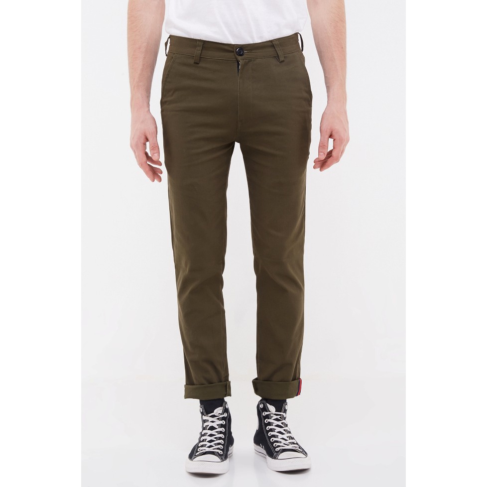  Erigo  Chino  Pants Ata Olive Shopee Indonesia