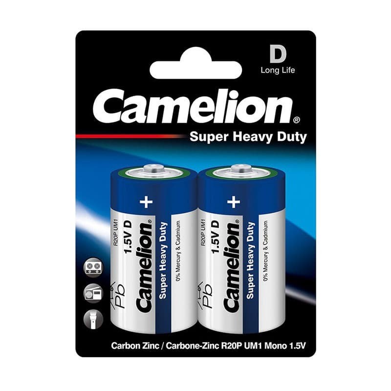 Baterai/Battery/Batere Camelion Super Heavy Duty Size D BP2 - Blue - BB