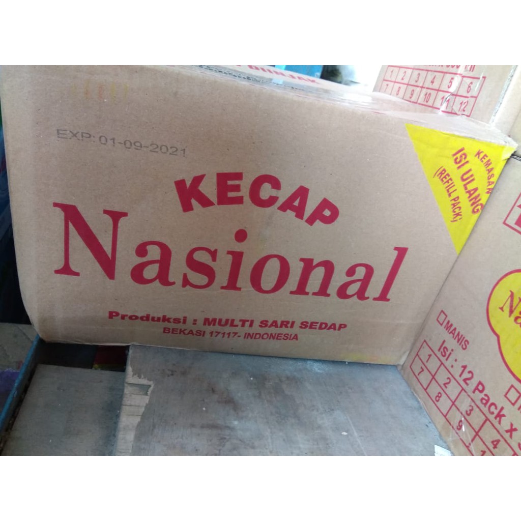 KECAP NASIONAL PER DUS 12 X 580 ML