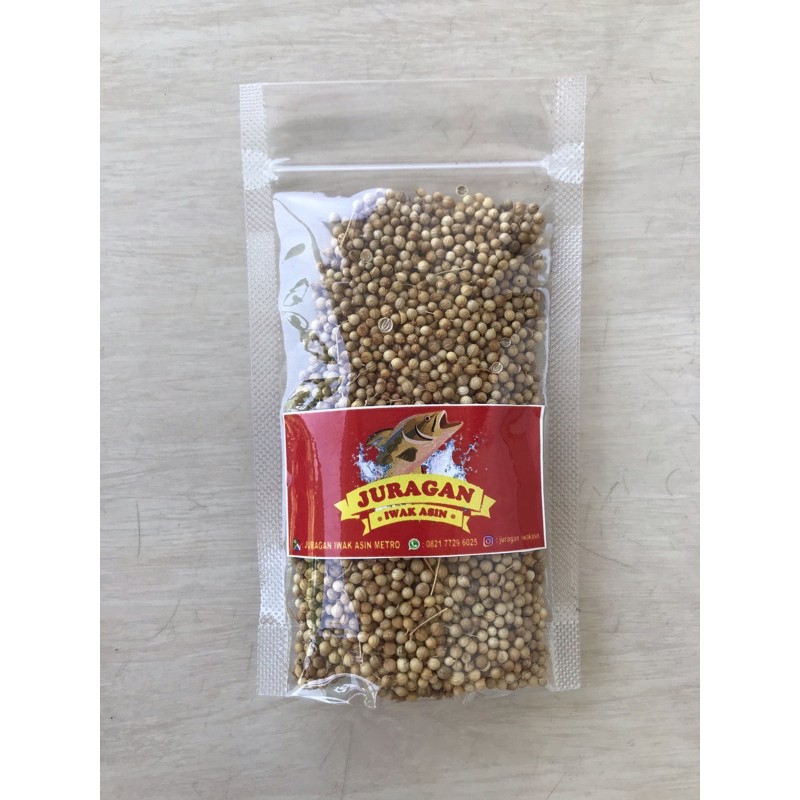 

ketumbar / tumbar / kemasan 50 gram / juragan iwak asin