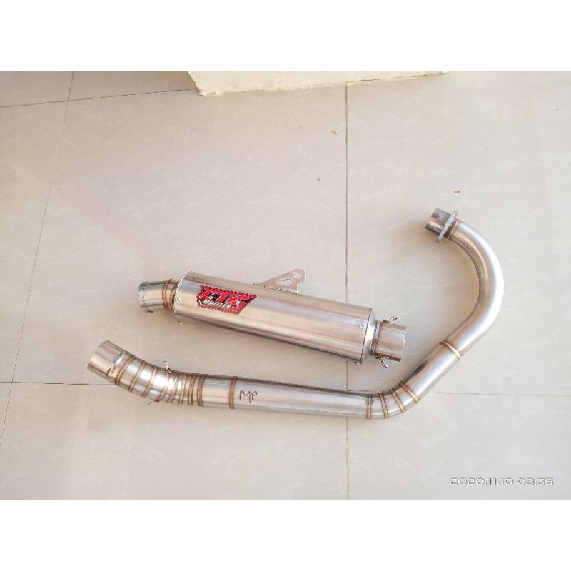 knalpot CTS Muffler Leher Full Bending Mp Tiger cb Gl
