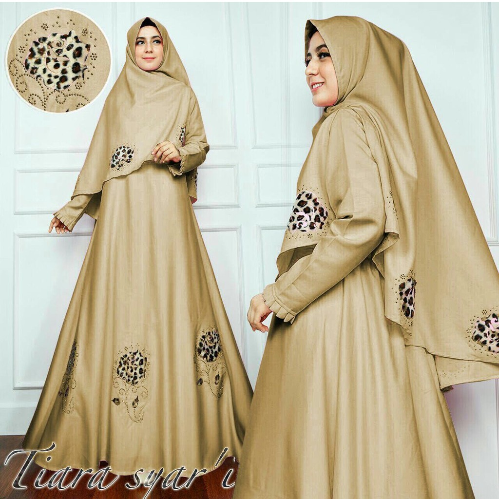 HOPYLOVY - Gamis Wanita Mote Syari Tiara