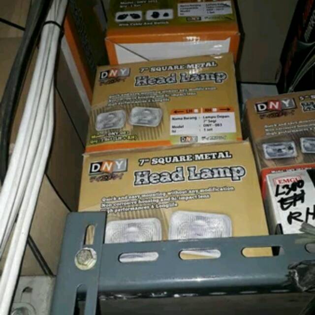 Head lamp lampu depan kotak 7inch perbuah