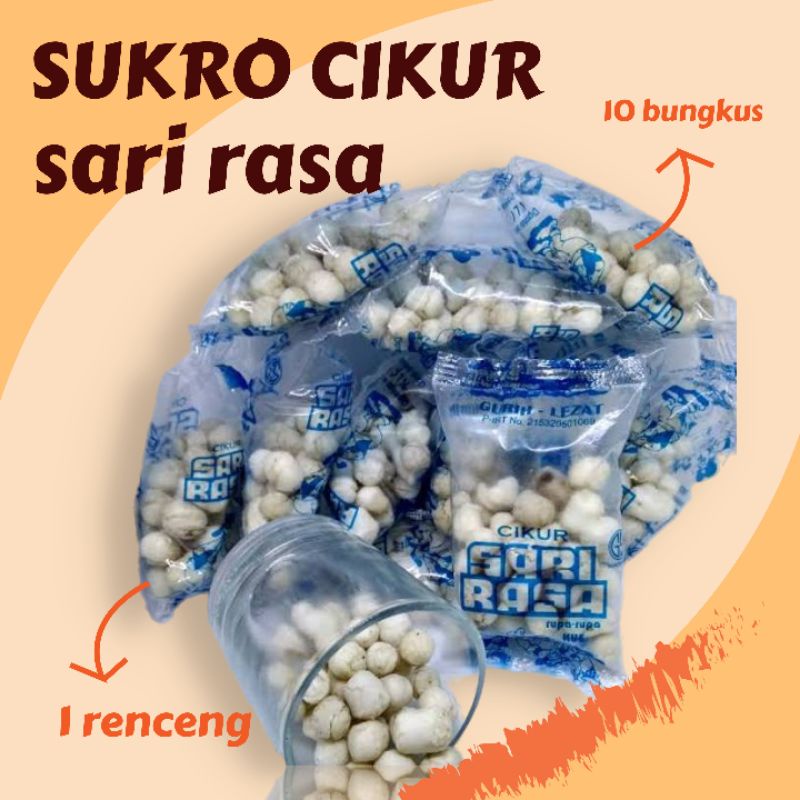 

Sukro Cikur 1 renceng isi 10pcs / SUKRO CIKUR KLC SARI RASA / TOPING BOCI / BASO ACI