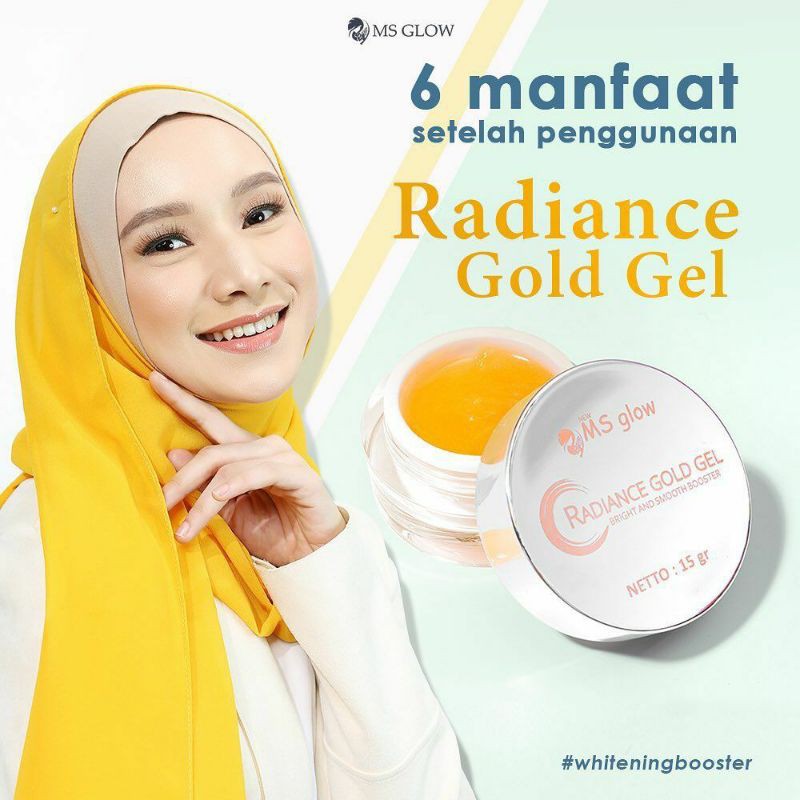 

MS GLOW Radiance Gold Gel ORI 100% aman sudah BPOM