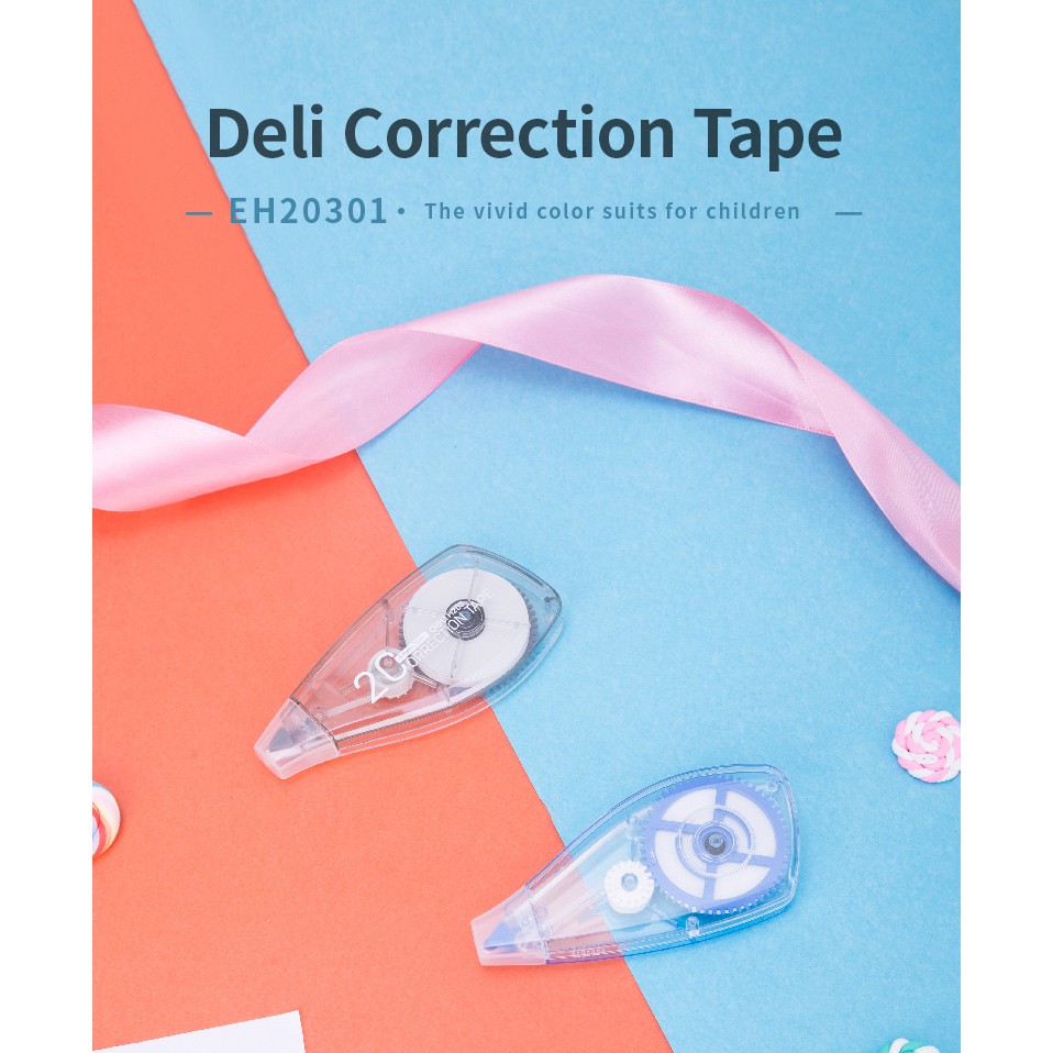 

Deli Correction Tape EH20301 - Tipe Ex Tape