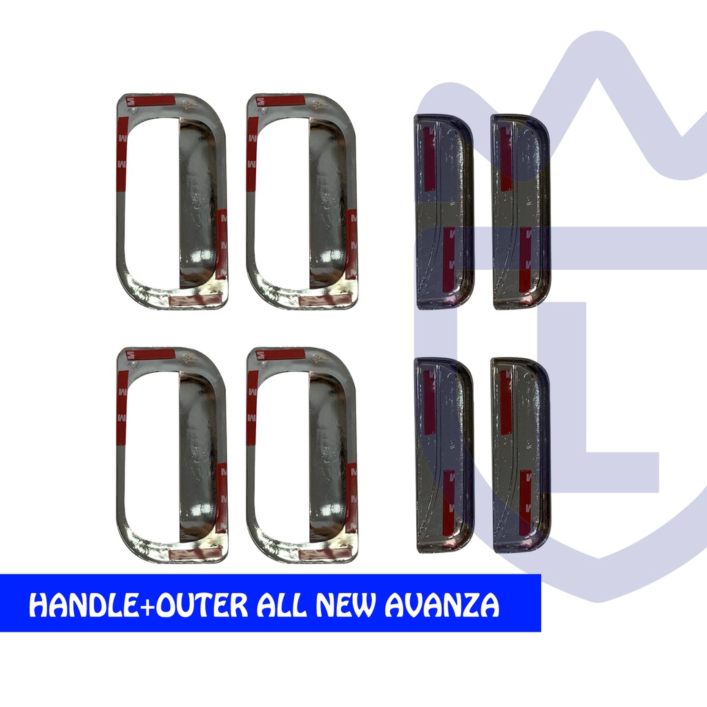 DOOR COVER/HANDLE COVER ALL NEW AVANZA CHROME