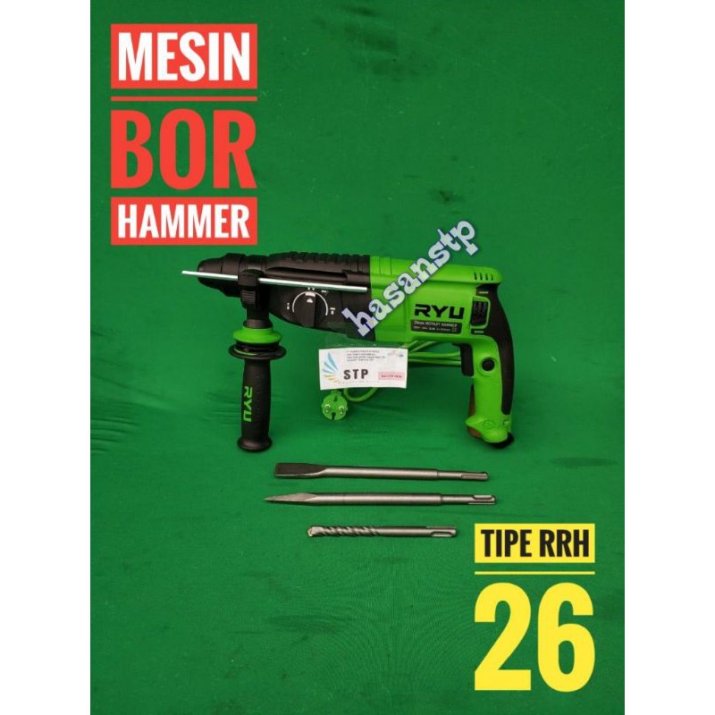 mesin bor/Rotary Hammer RRH 26 ryu