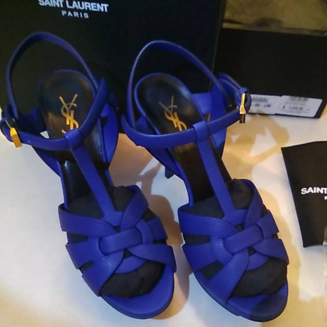 saint laurent royal blue sneakers