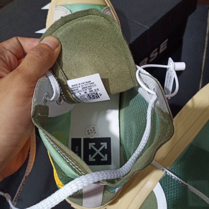 Converse 70s X offwhite green