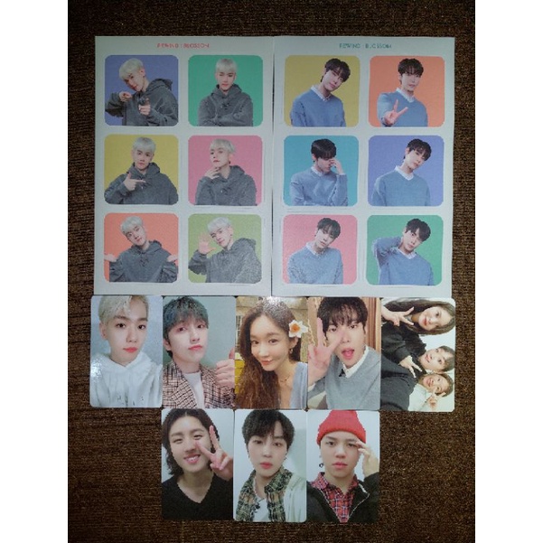 REWIND BLOSSOM PHOTOCARD PC PAIRING SET (DOYOUNG BAEKHYUN HA SUNGWOON YU SEUNGWOO)