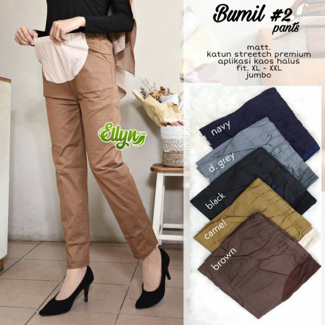 CELANA HAMIL KATUN STREETCH MATERNA PANTS ASEA ORIGINAL MURAH