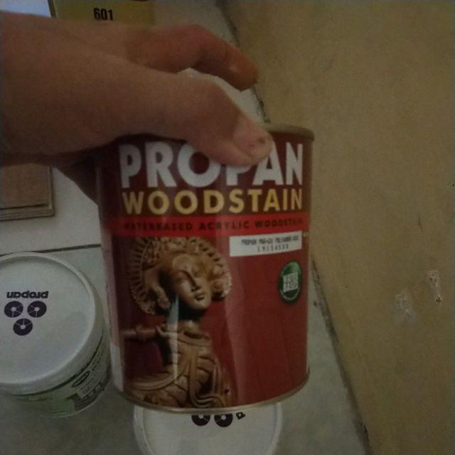 Propan Wood Stain Pws-631 1lt Mewarnai Dan Melindungi Kayu Indoor Dan Outdoor