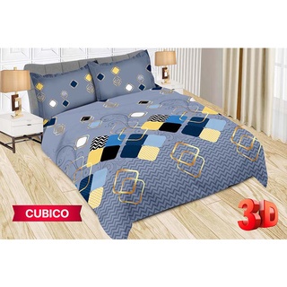 Sprei BONITA motif CUBICO (BISA COD) 180x200, 160x200, 120x200