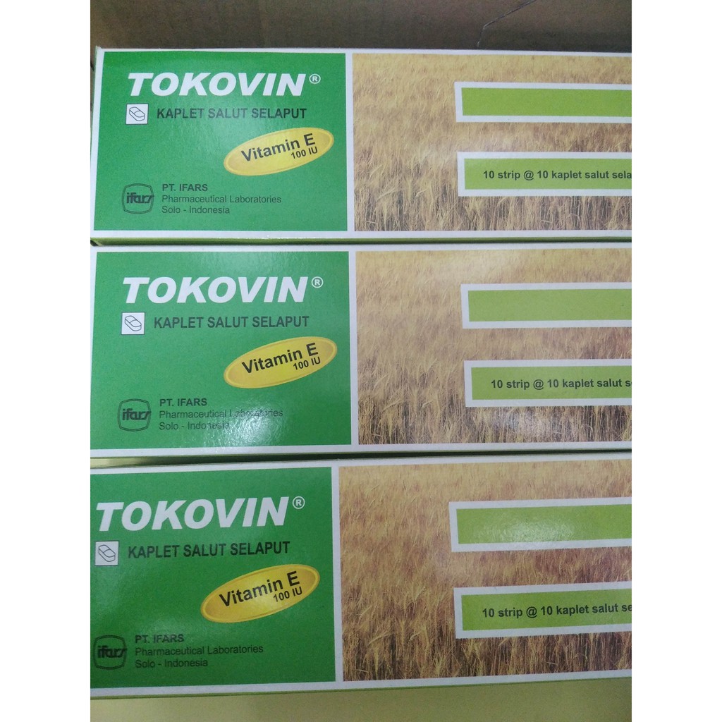 TOKOVIN  Kaplet - Suplemen Kesehatan - Vitamin E - Ifars