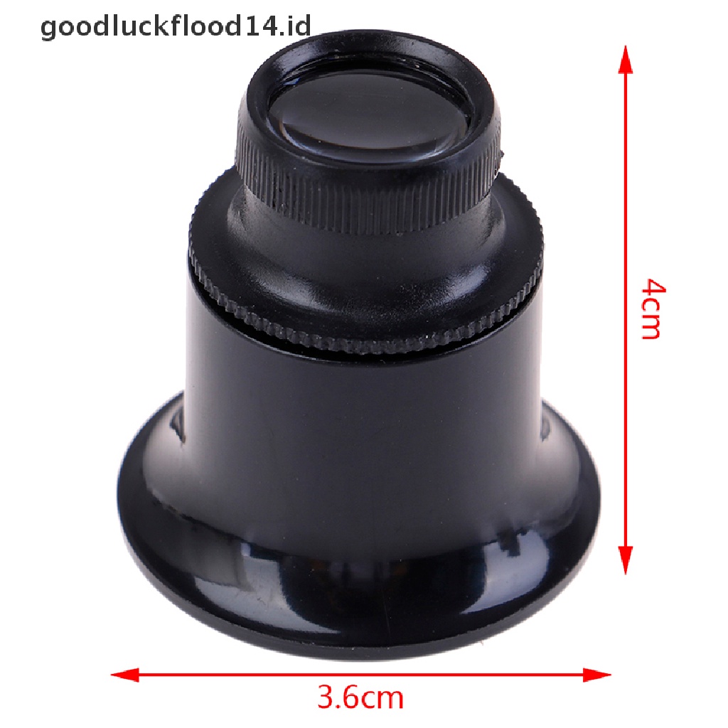 [OOID] Jeweler Watch Repair Magnifier Tool Monocular Magnifying Glass Loupe 20X Lens ID