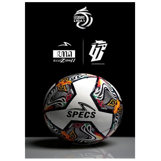 BOLA SEPAK SPECS / BOLA SOCCER SPECS ILLUZION II MADA FB MATCH BALL FIFA APPROVED