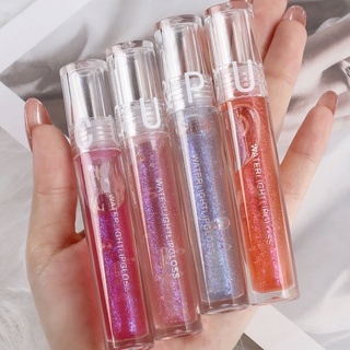 Water Light Lip Gloss Transparant Glasting Glossy Lipstick Moisturizing and brightening lips Korean XX057