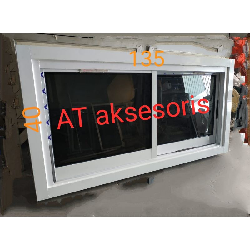 jendela sliding 40x135 aluminium