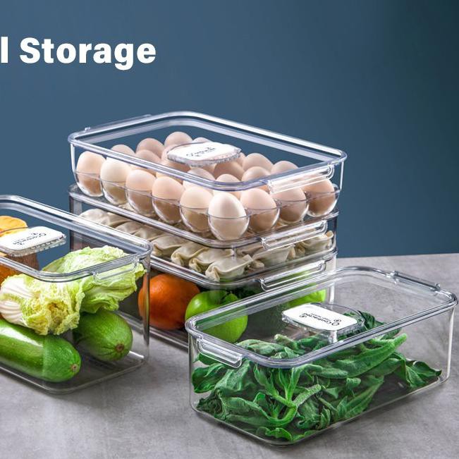 ☑ Angola Kotak Kontainer Makanan Kulkas E60/E61/E62/E63 Food Storage Box Kotak Penyimpanan ✸