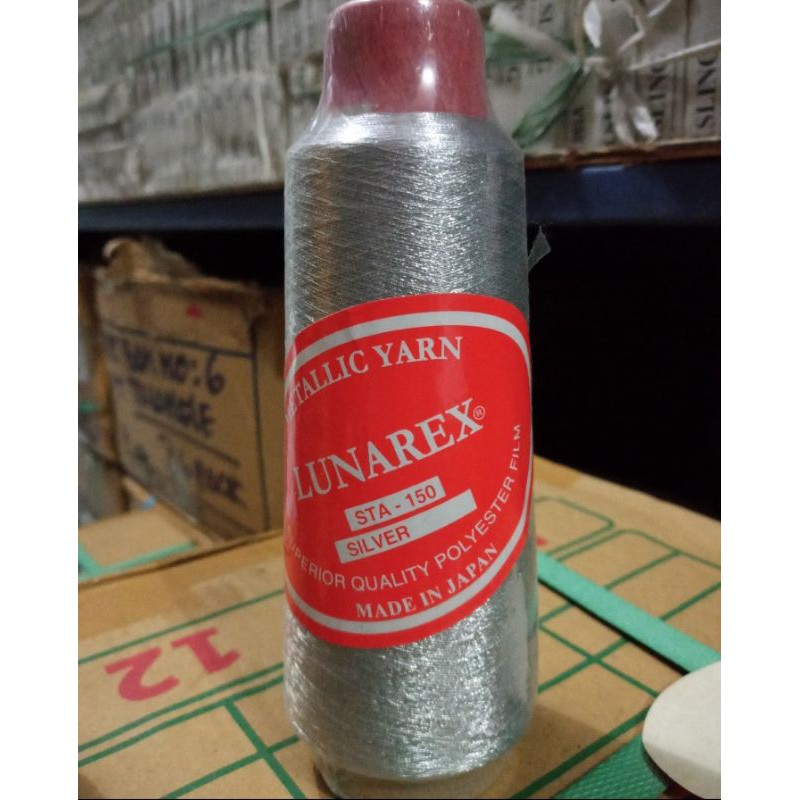 Benang bordir Lunarex emas, perak