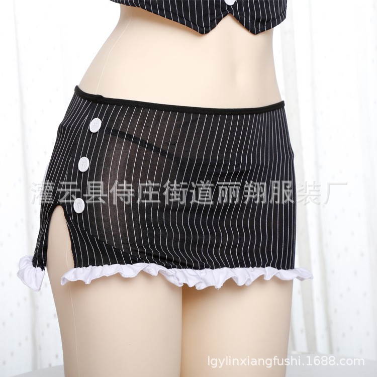 LI-112 sekertaris kantor lingerie baju tidur wanita seragam seksi sexy cosplay