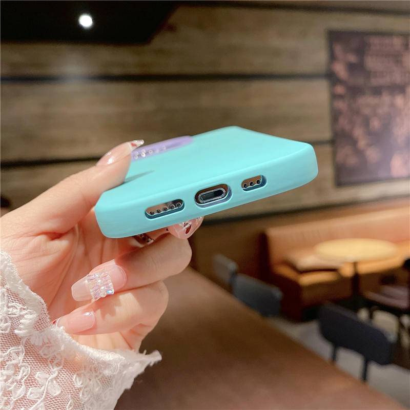 For iPhone 11 12 13 Pro Max 3 in 1 Silicone Phone Case For iPhone11 iPhone12 iPhone13 Soft Shockproof Bumpepr Back Cover