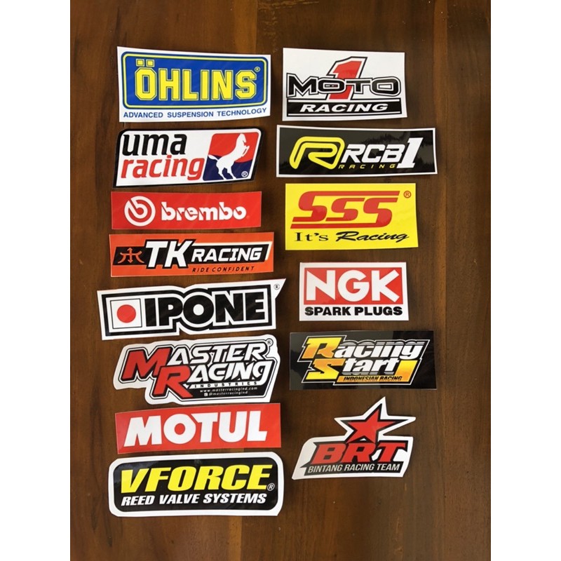 stiker satu set racing