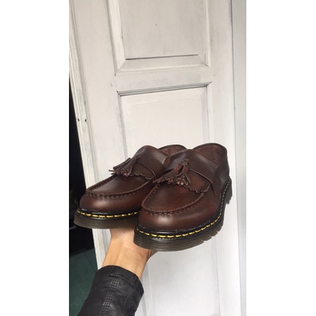 RAJIB - Sepatu Loafers Pria | Loafers Adrian  Tassel BURGUNDY