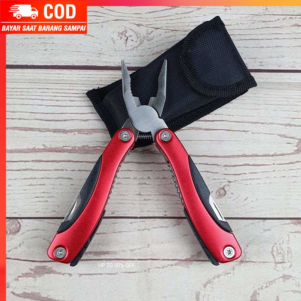 (100% BARANG ORI) JEEP Tang EDC Multifungsi Stainless Steel - MPA13