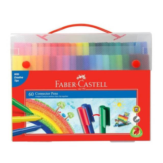 

FABER-CASTELL SPIDOL 155071DVDB CONNECTOR PEN SET 60